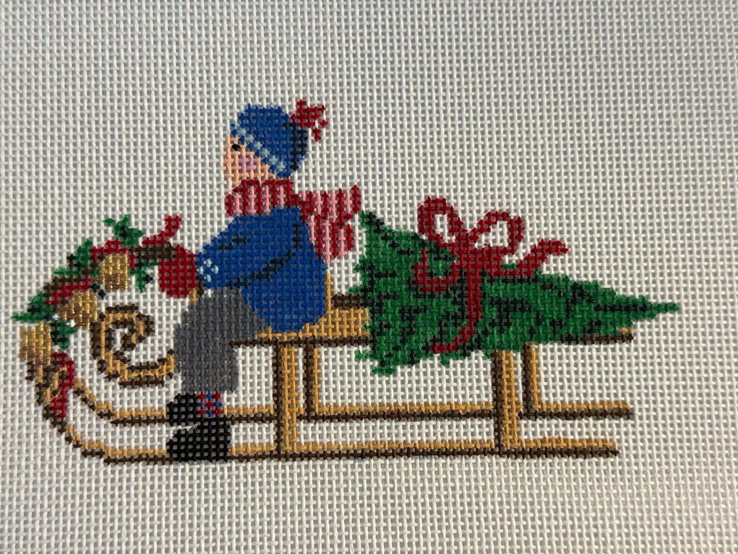 Festive Sled - Boy