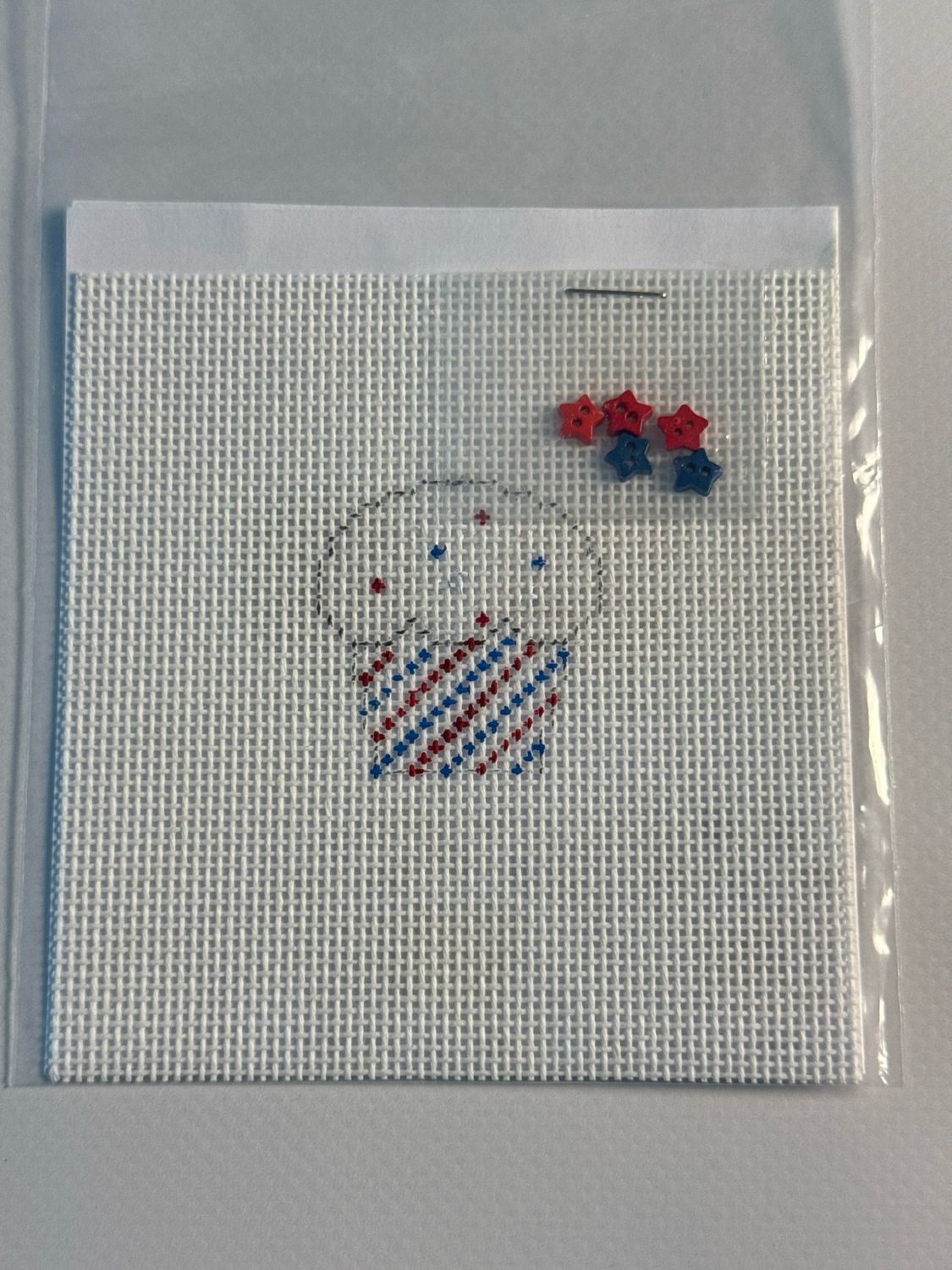 Mini Stars and Stripes Cupcake