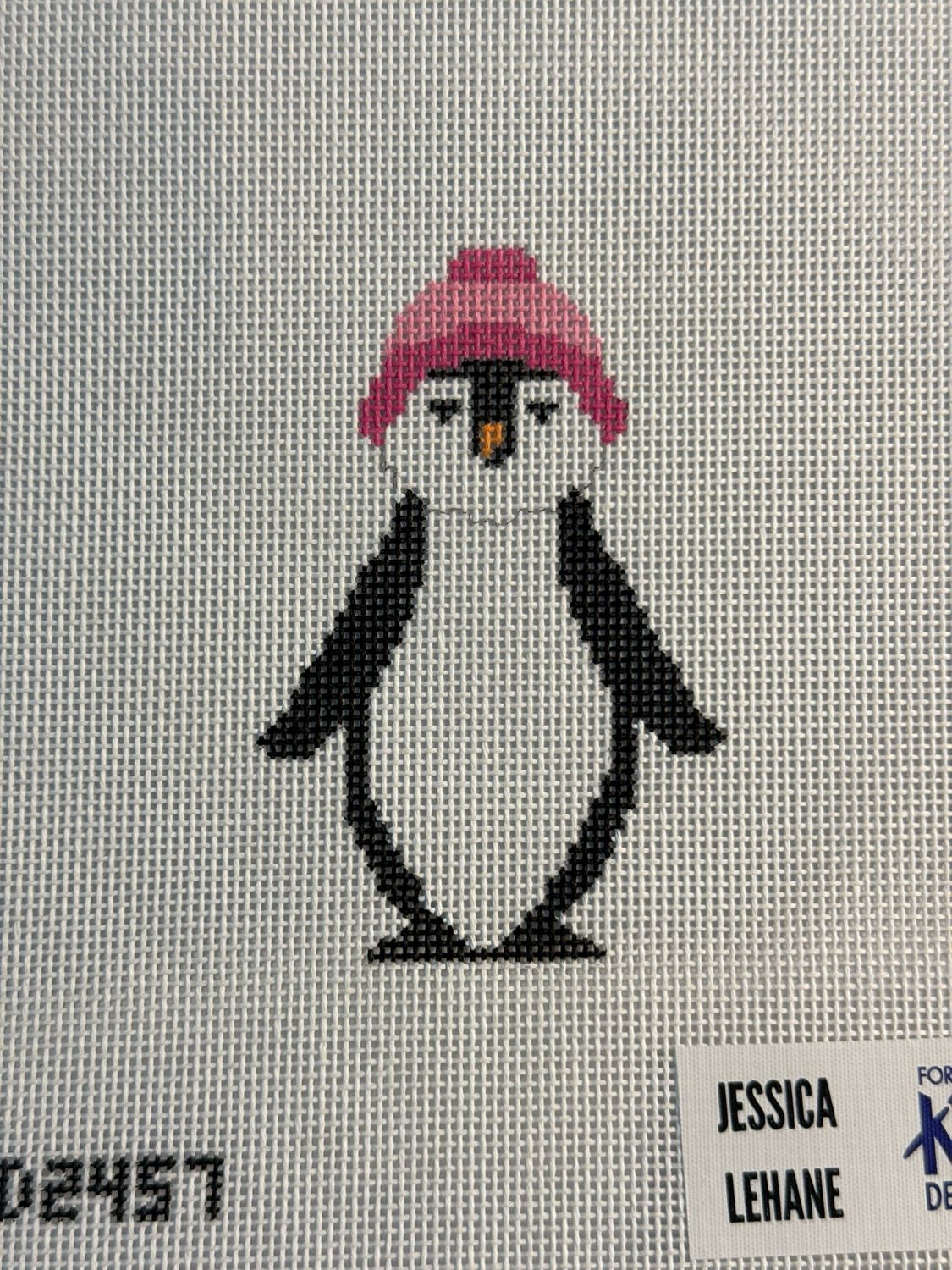 Penguin with Pink Hat