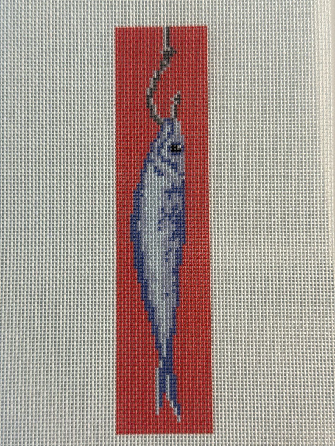 Sardine on a Hook Bookmark Printed