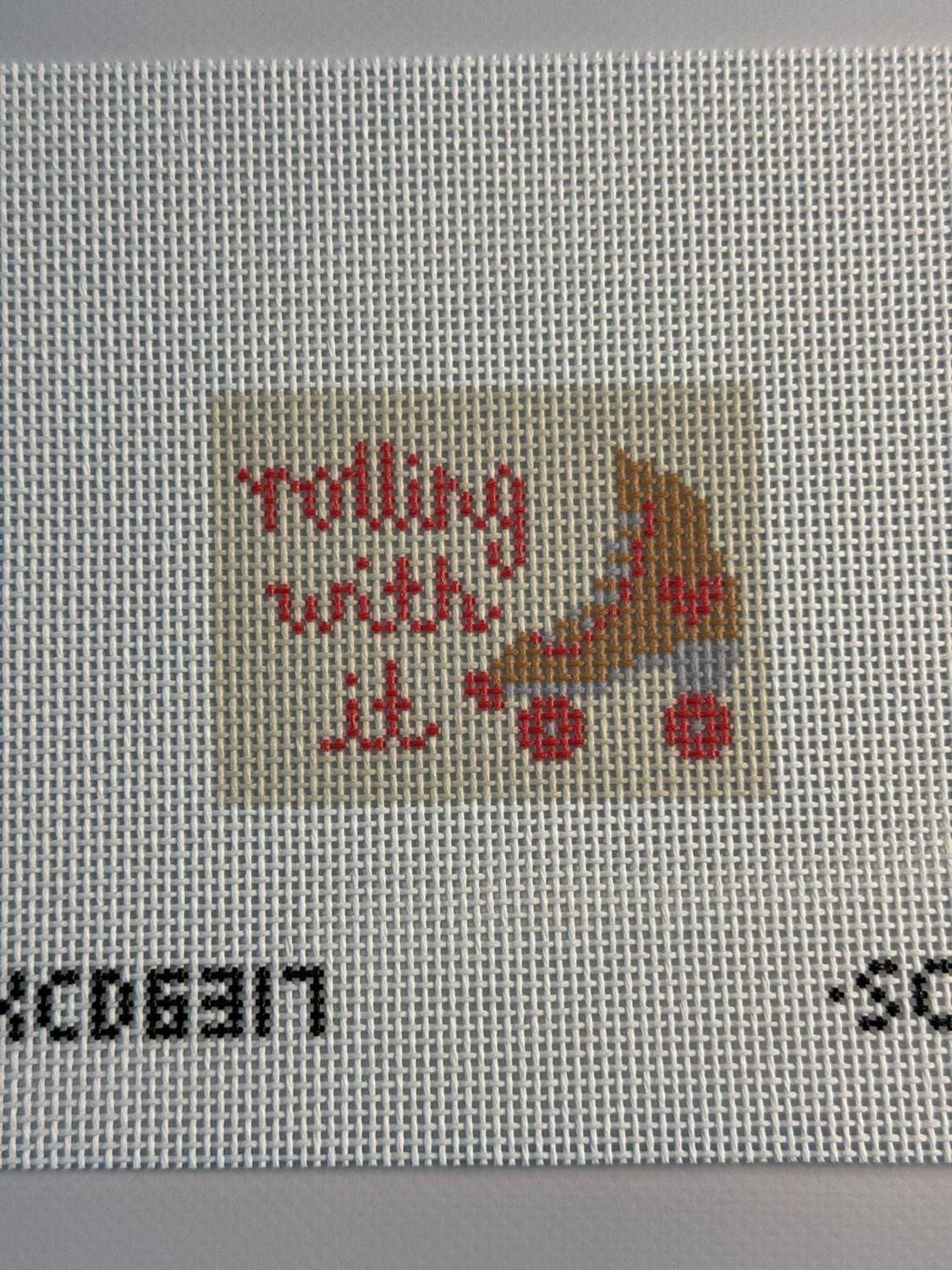 Rolling With It Bag Tag Printed