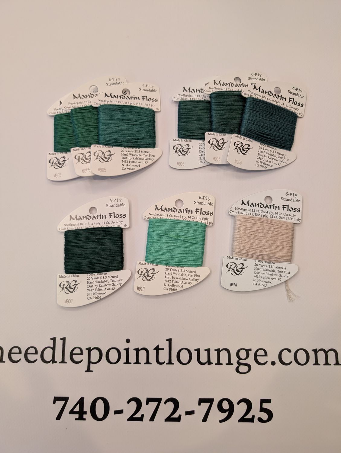 Mandarin Floss Disc. Colors