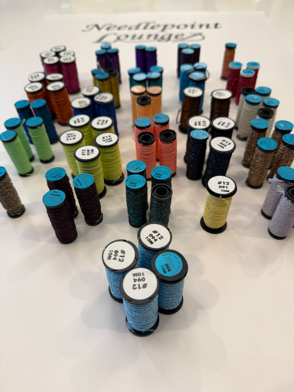 Kreinik #12 Spools Color 024L to 094