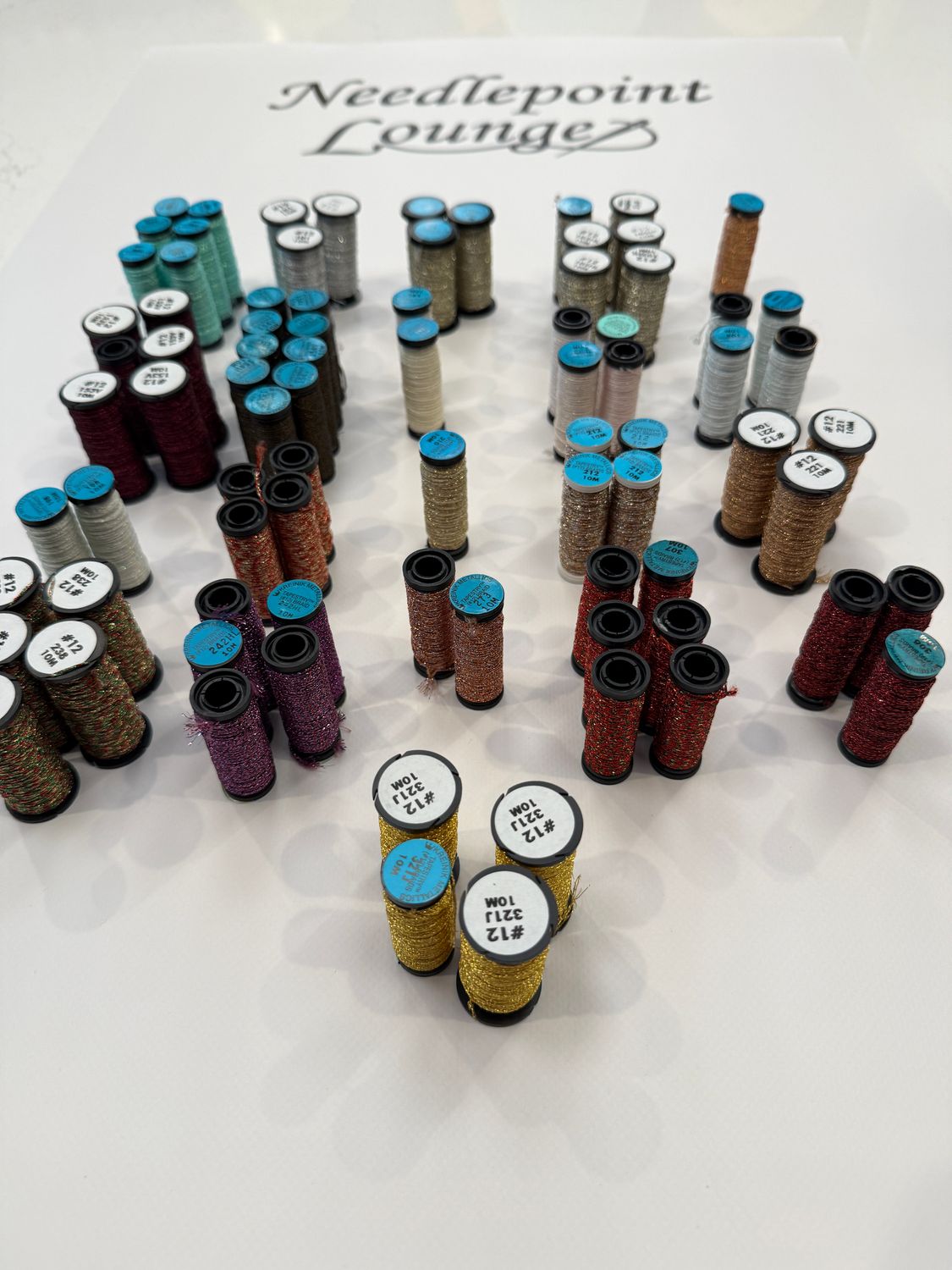 Kreinik #12 Spools Color 096 to 321J