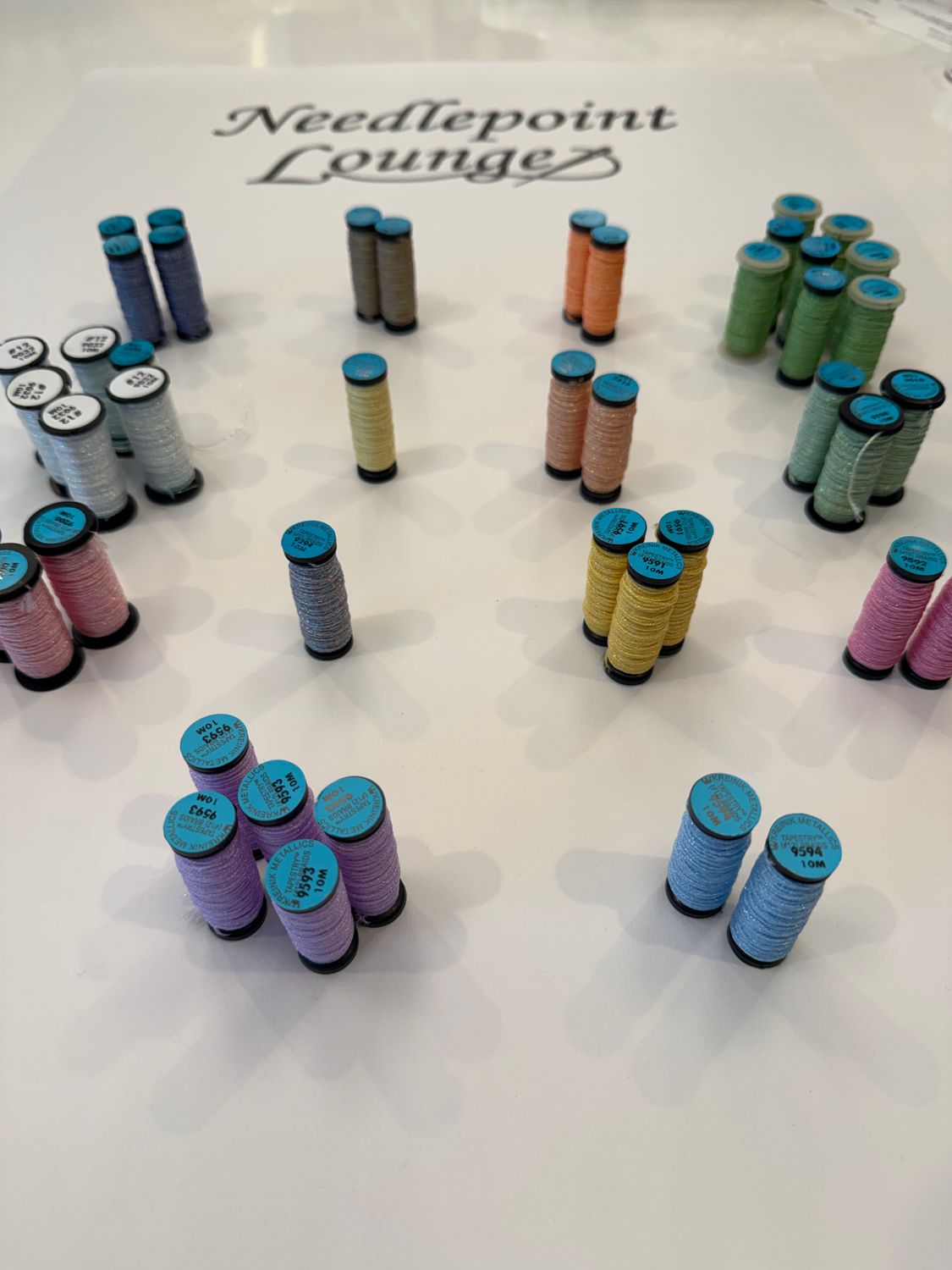 Kreinik #12 Spools Color 5740 to 9594
