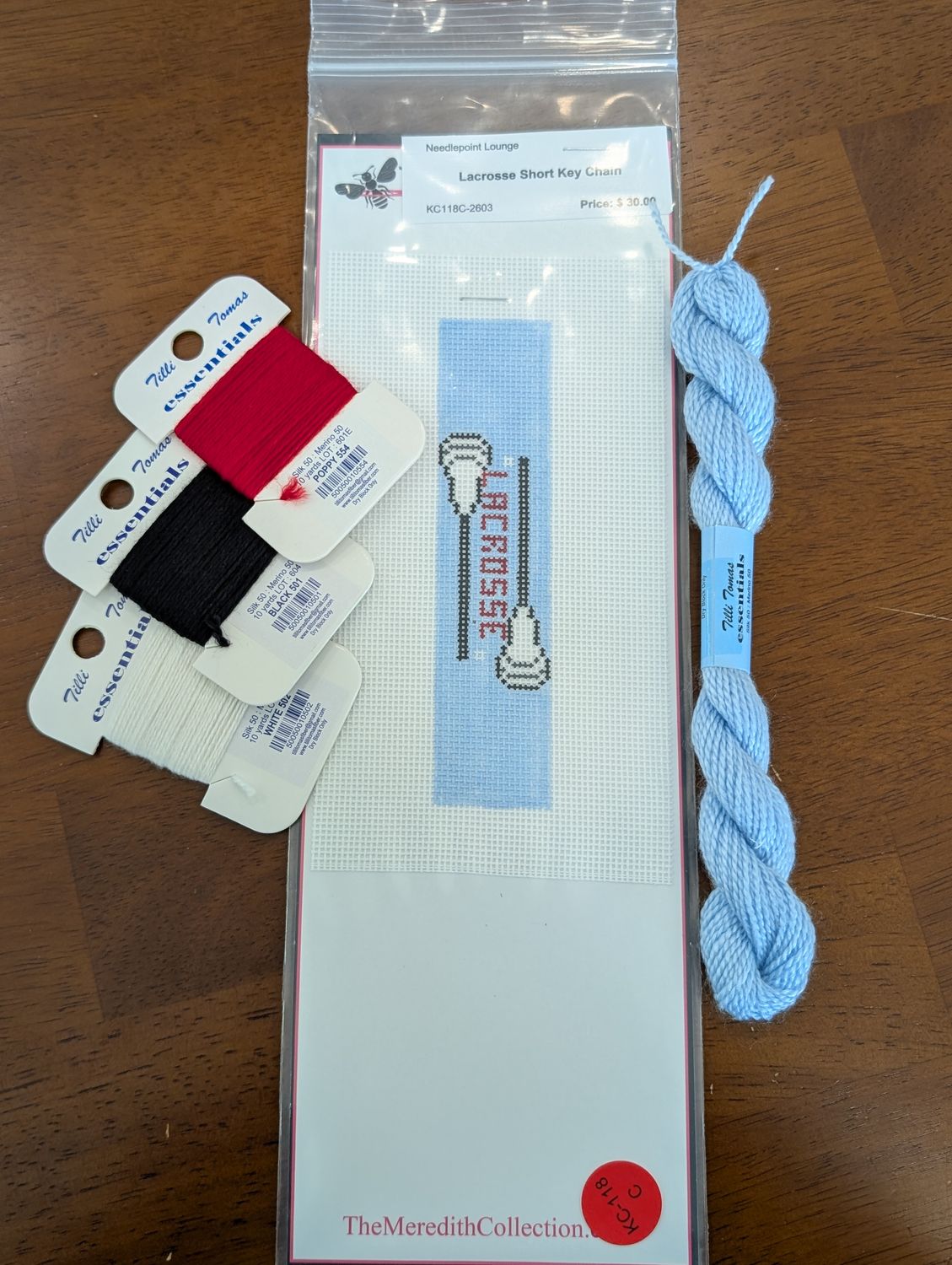 Lacrosse Short Key Chain Kit