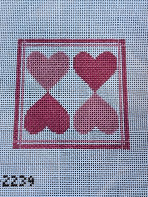 Magenta Hearts