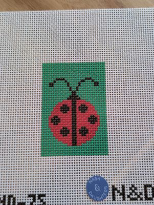 Ladybug Luggage Tag Insert