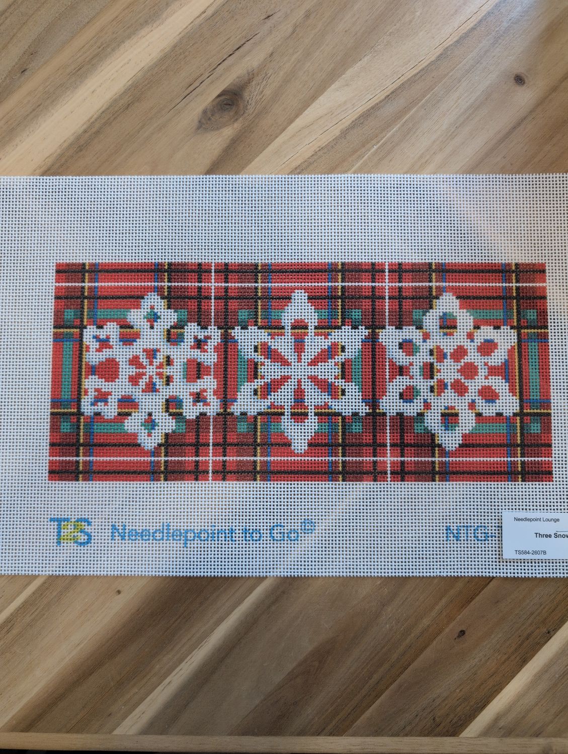 Three Snowflake Frieze