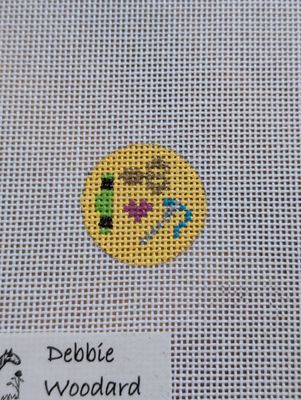 Key Fob Insert - Needlework