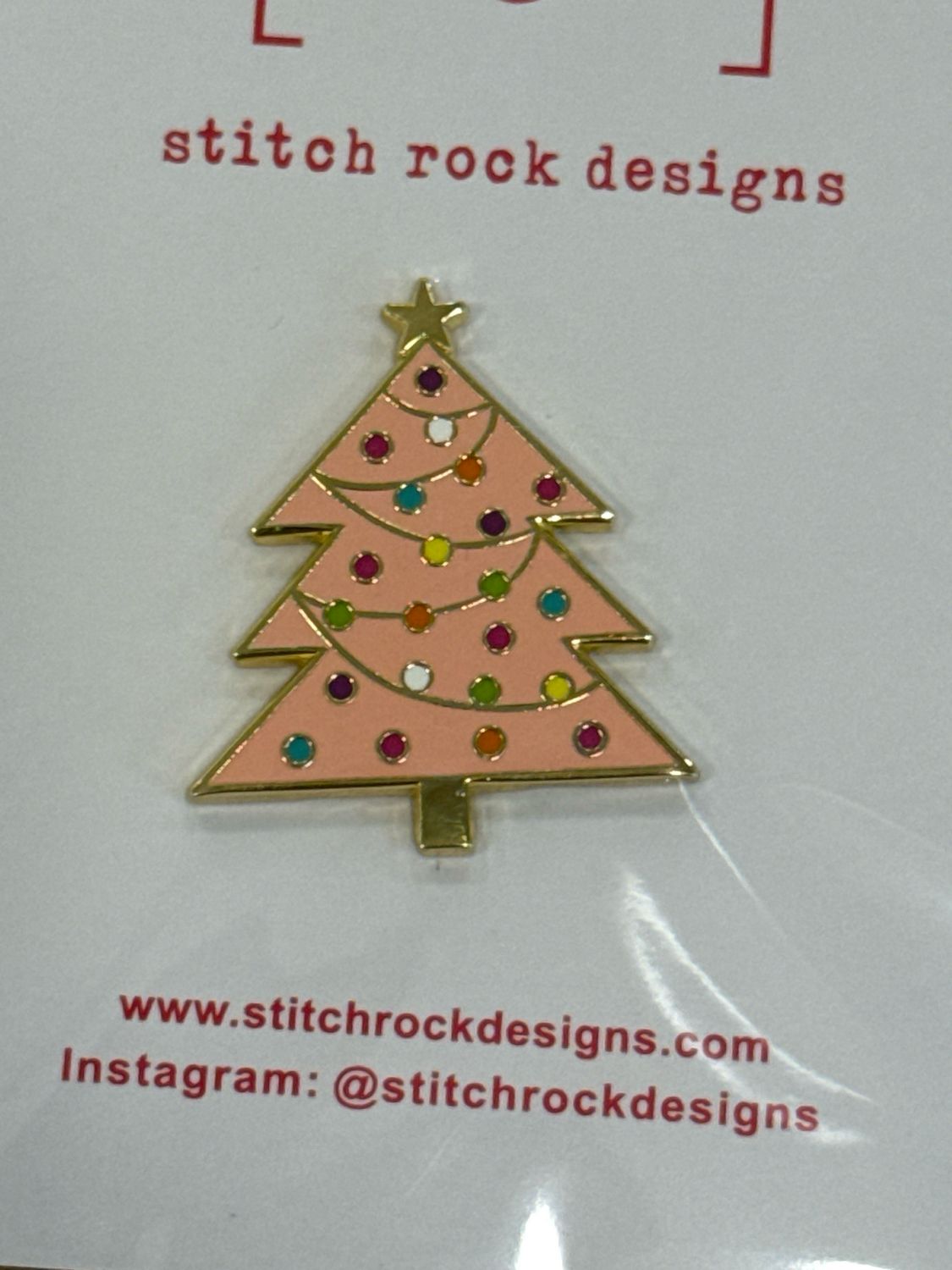 Pink Tree Needle Minder
