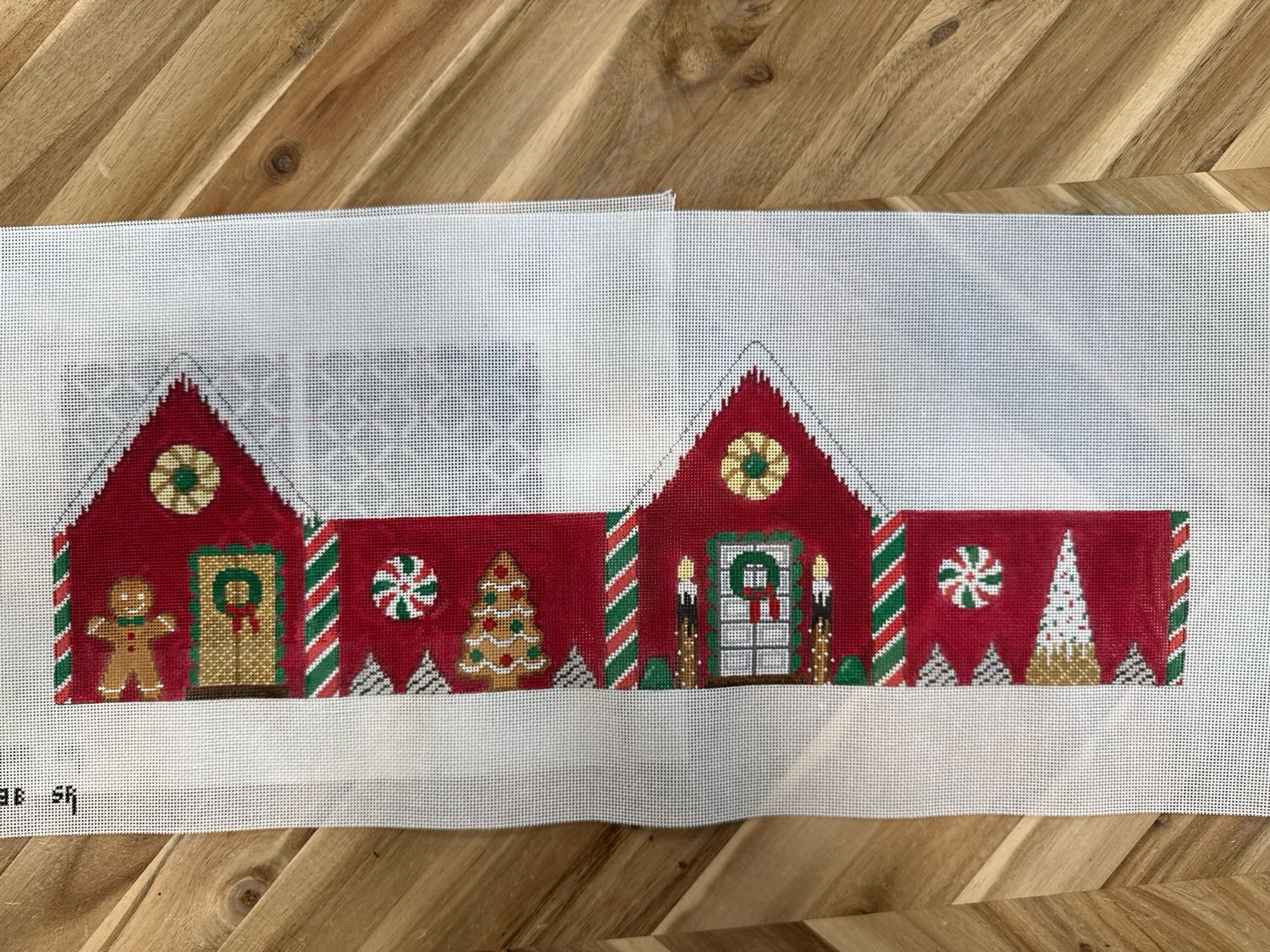 Red Velvet and Chocolate Trellis Gingerbread House