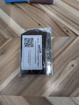 Leather Luggage Tag - Brown