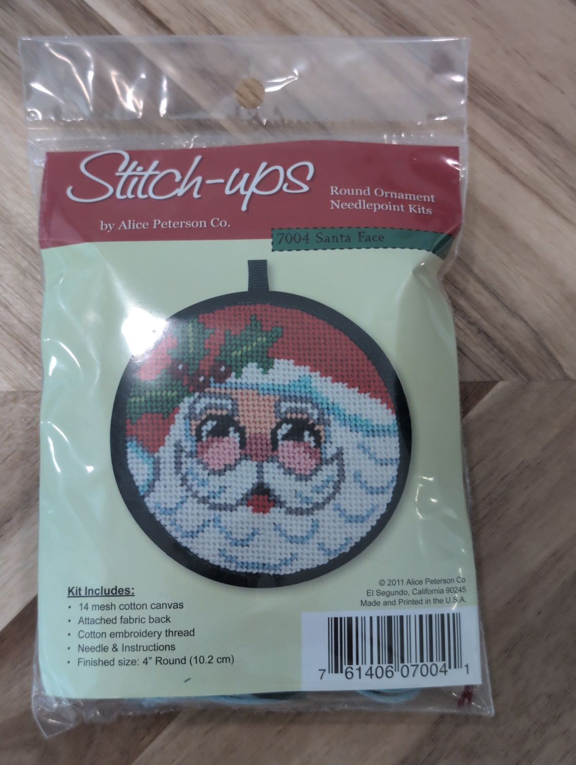Santa Face Ornament Kit