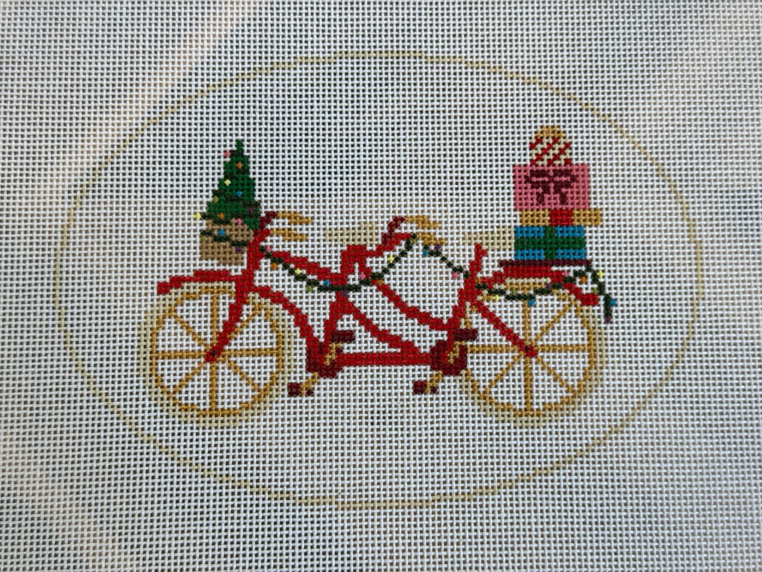 Christmas Tandem Bike