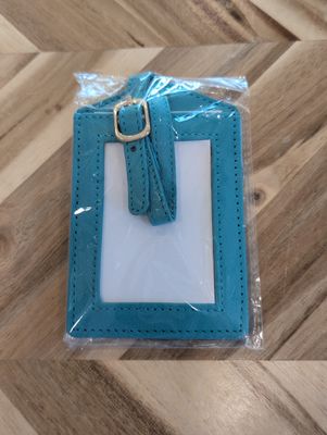 Leather Luggage Tag - Oasis