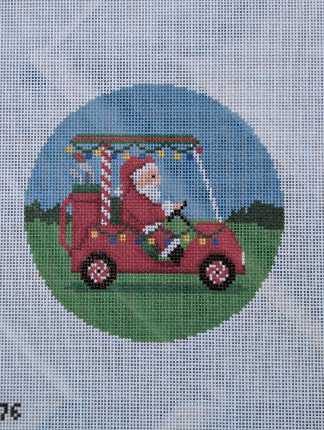 Santa's On Par Printed