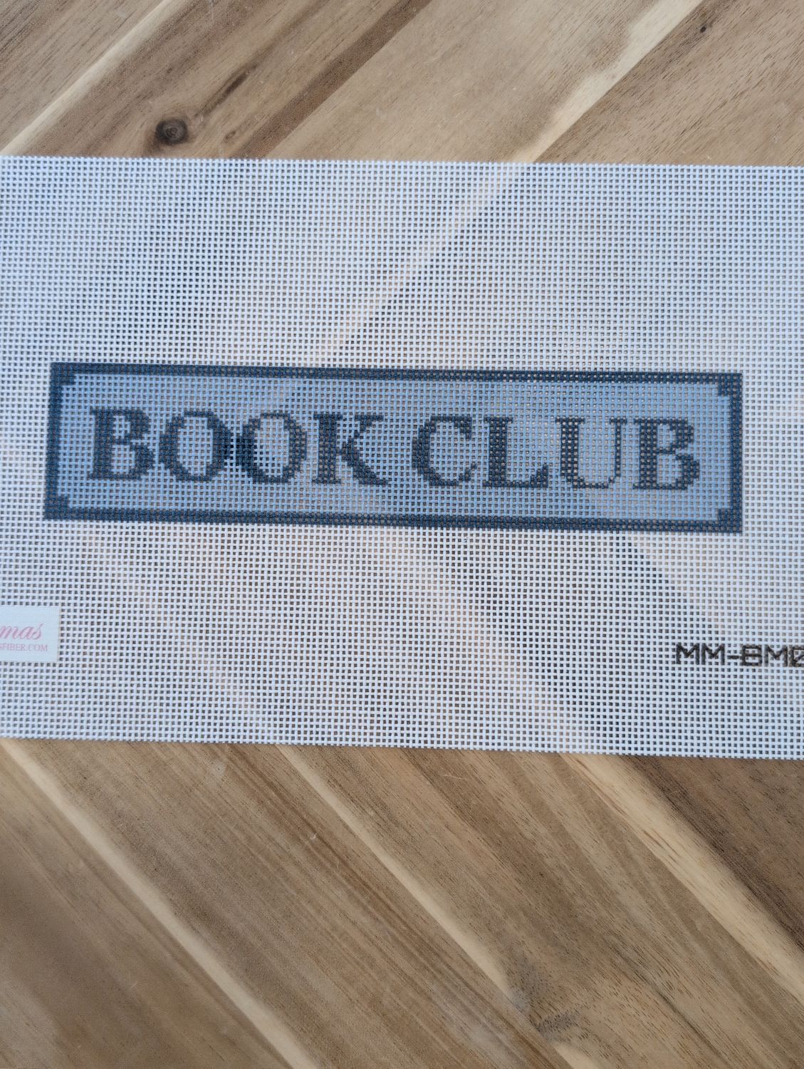 Book Club Light Blue Background Bookmark