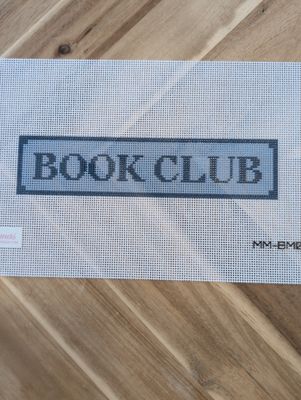 Book Club Light Blue Background Bookmark
