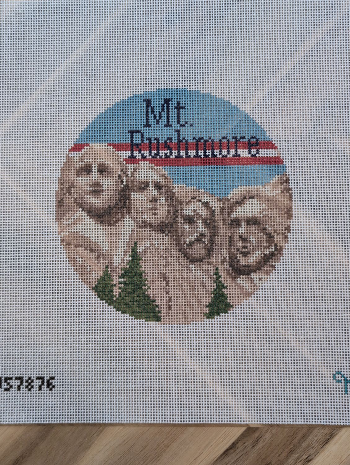 Mount Rushmore Ornament Printed