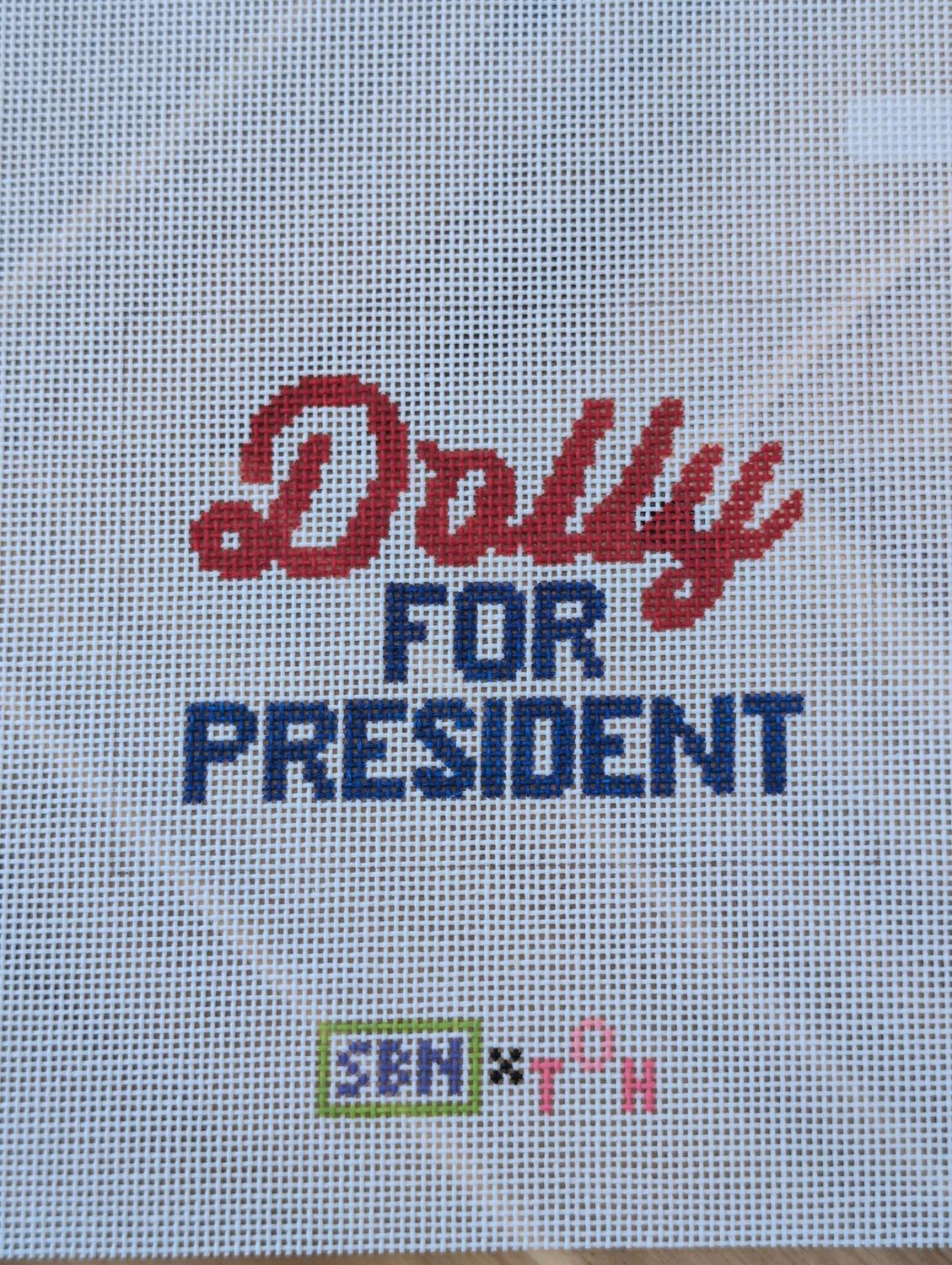 Dolly For President - Red White and Blue
