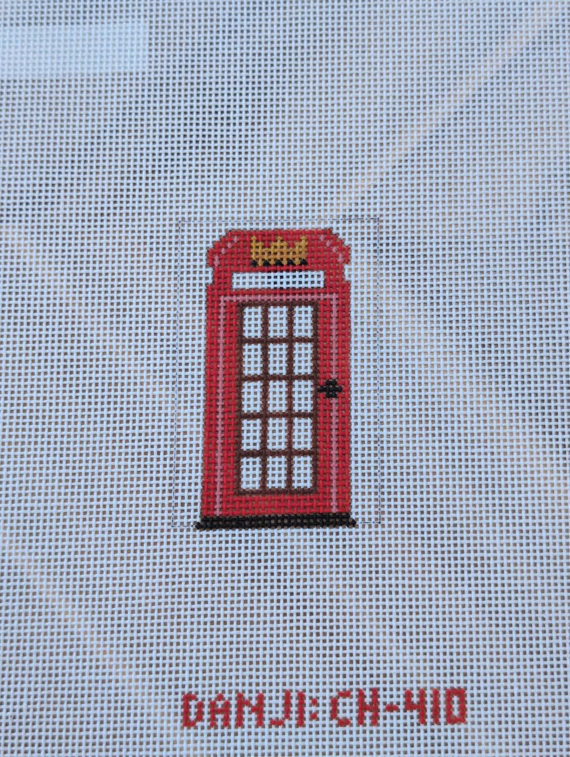 Telephone Booth Luggage Tag Insert