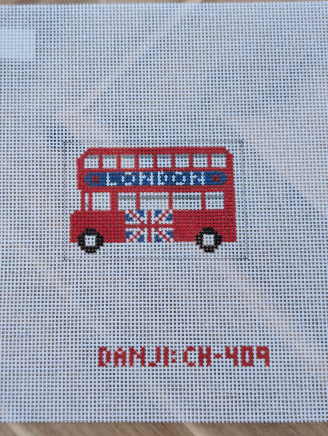 London Bus Luggage Tag Insert