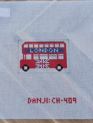London Bus Luggage Tag Insert