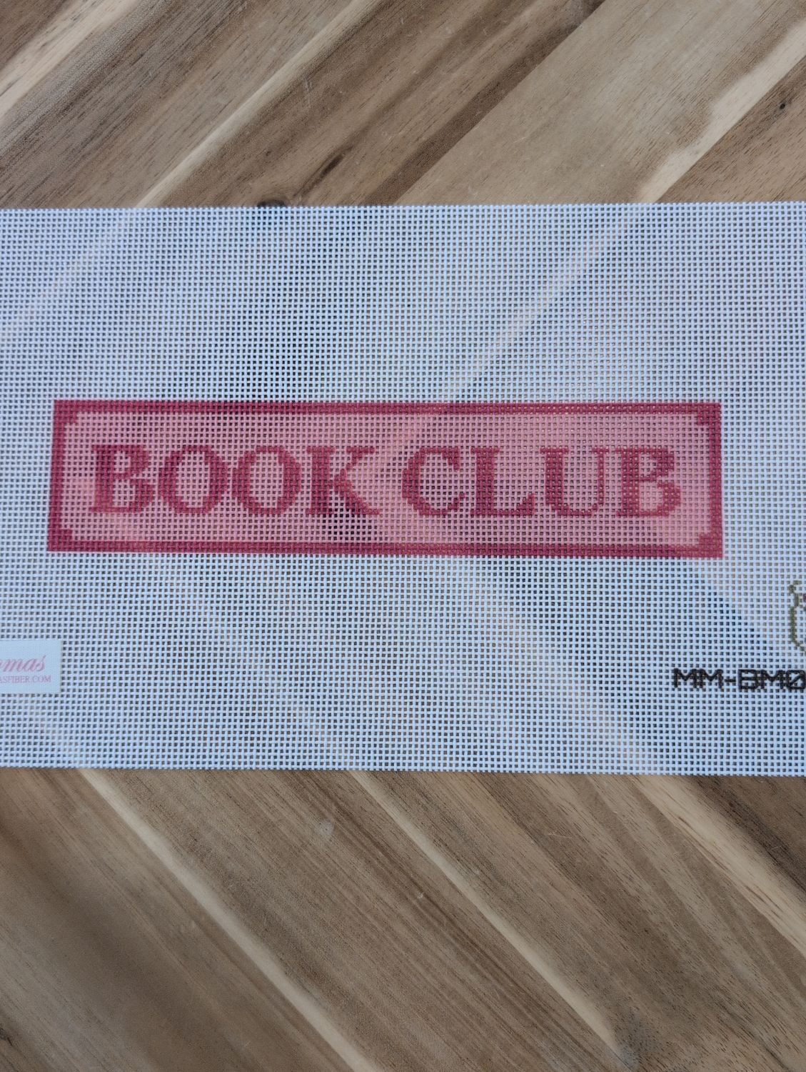 Book Club Light Pink Background Bookmark