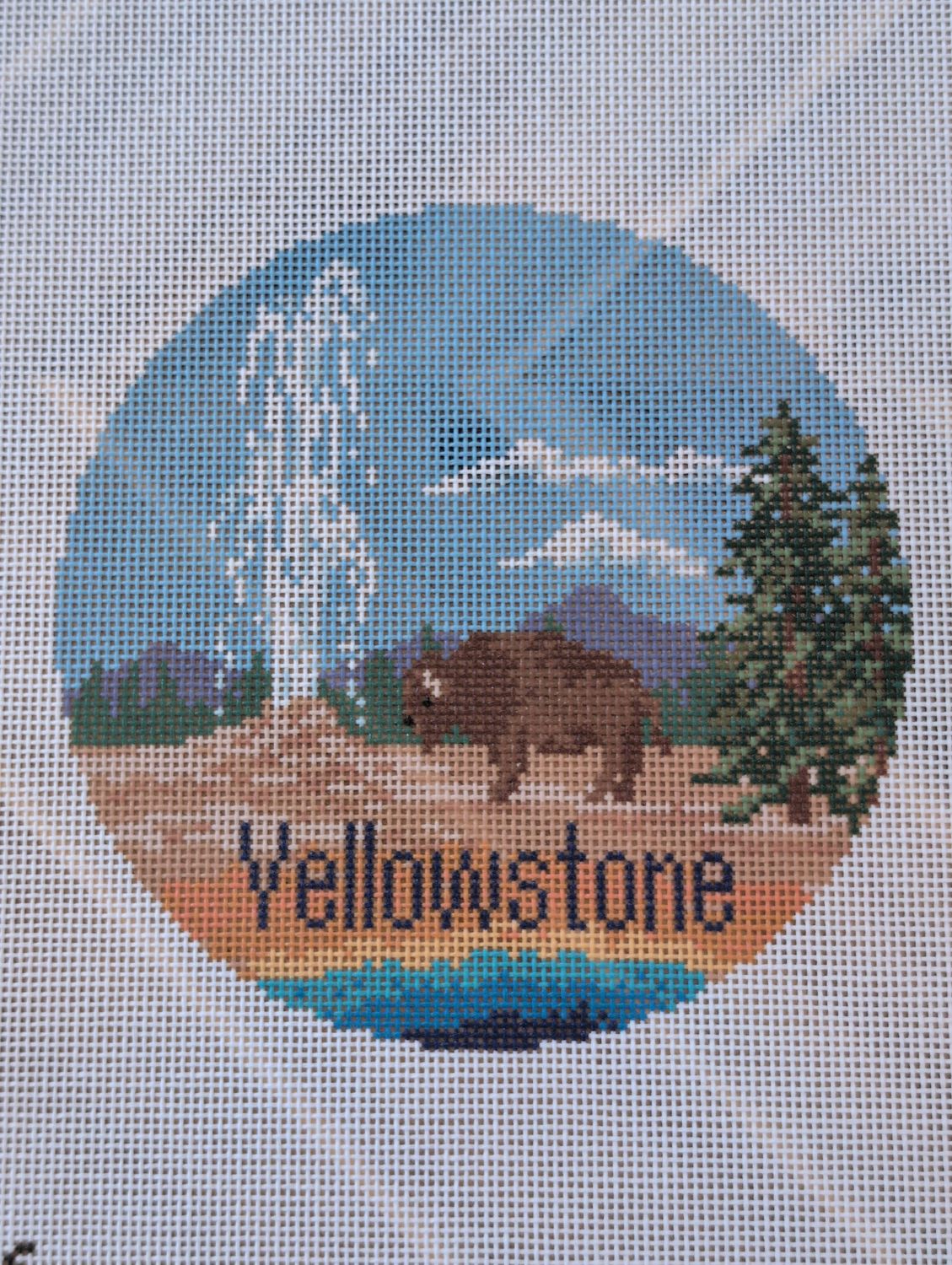 Yellowstone Ornament Printed