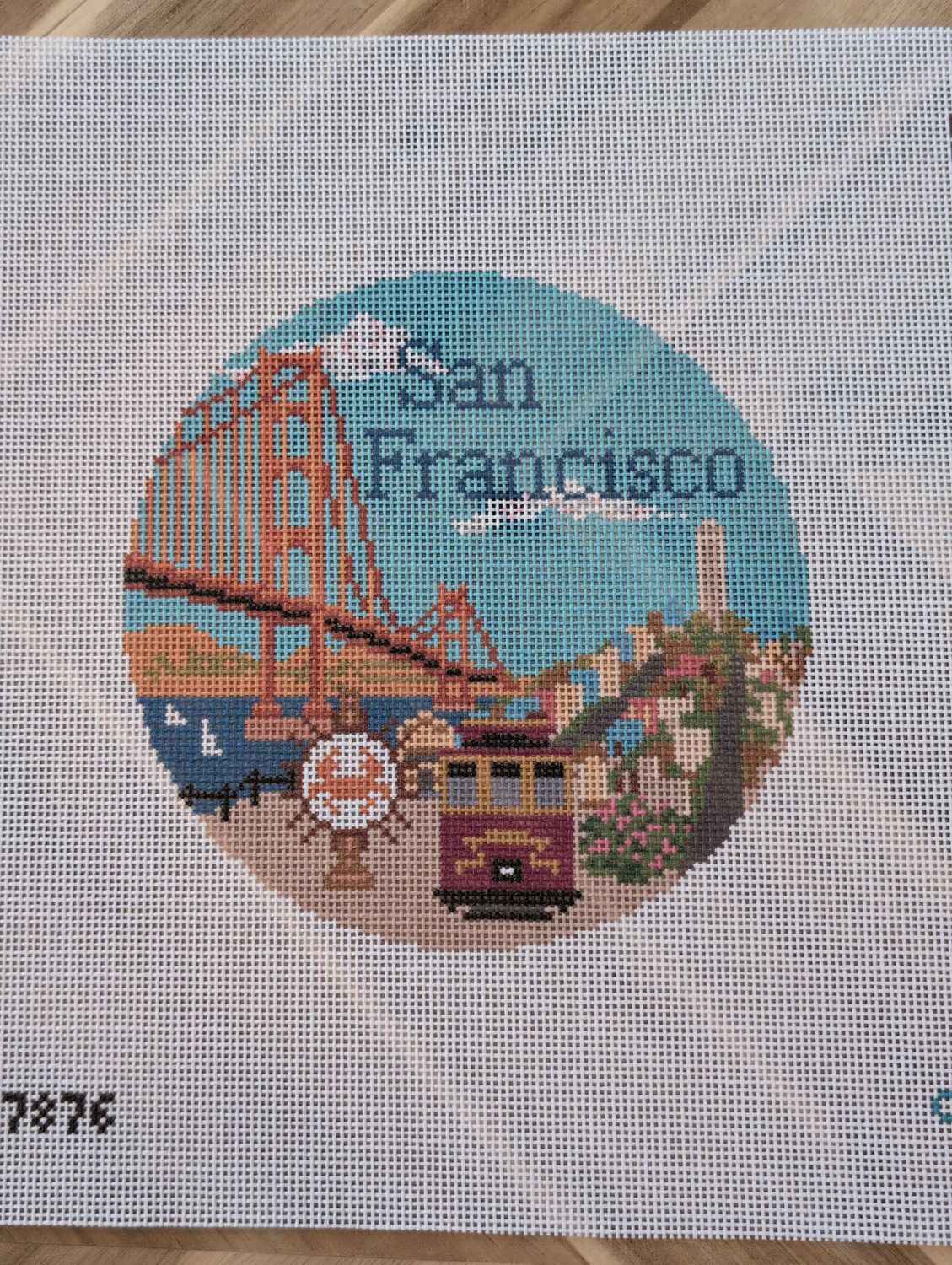 San Francisco Ornament Printed