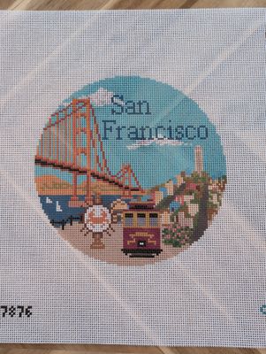 San Francisco Ornament Printed