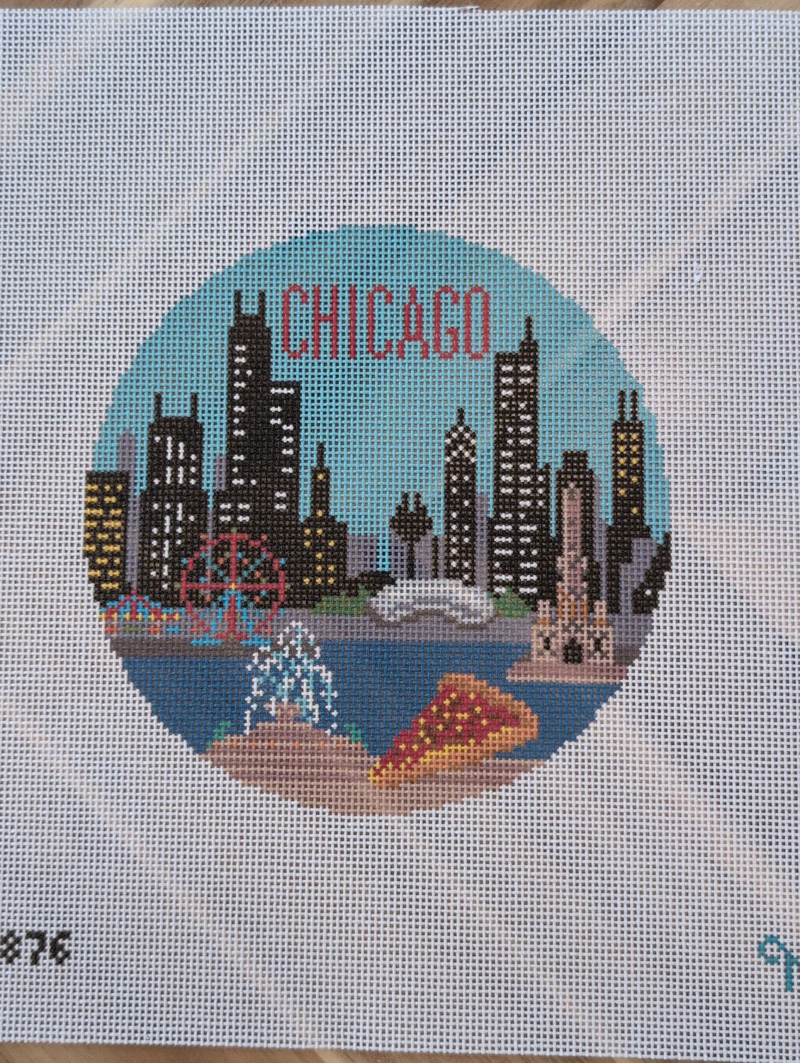 Chicago Ornament Printed
