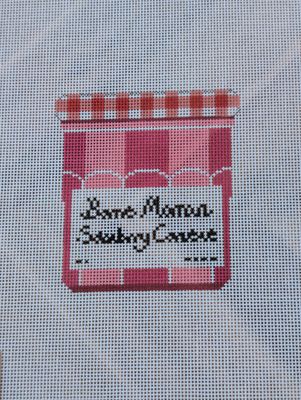 Strawberry Conserve Jam Jar