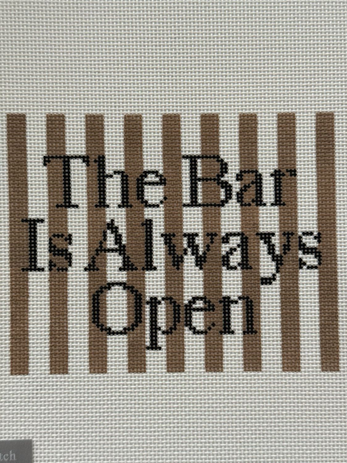 The Bar Is Always Open