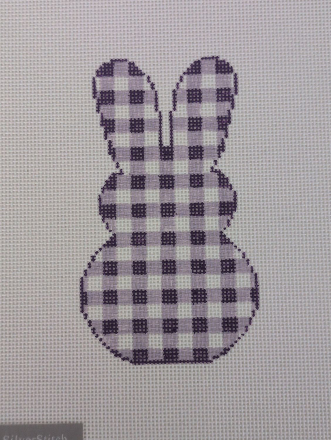 Gingham Bunny-Lavender