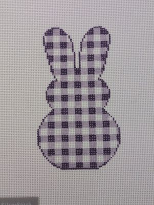Gingham Bunny-Lavender
