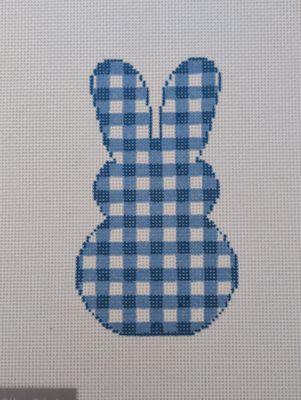 Gingham Bunny-Blue