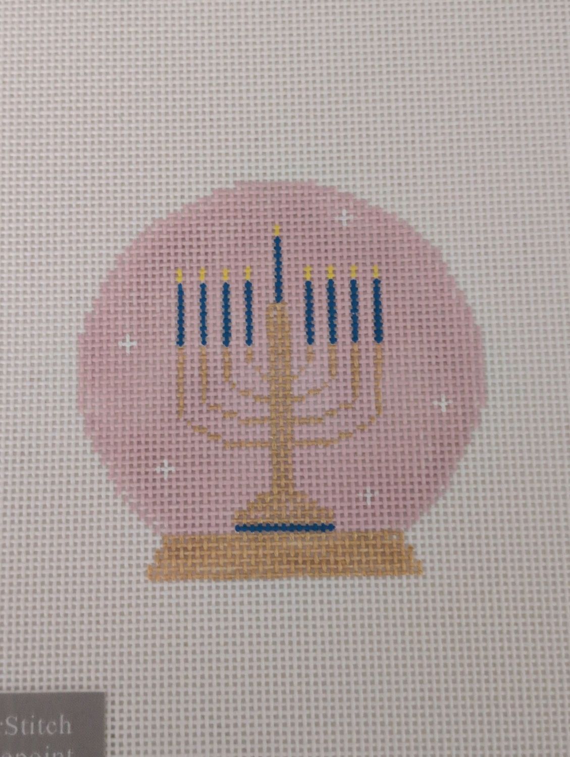 Snow Globe-Menorah