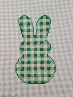 Gingham Bunny-Green