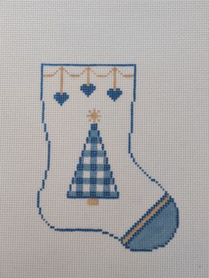 MINI Christmas Stocking-Blue