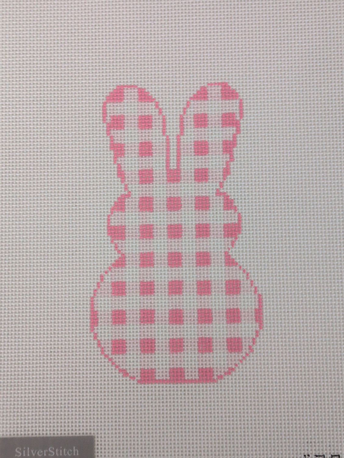 Gingham Bunny-Pink