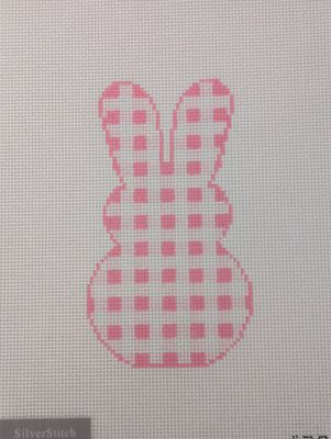 Gingham Bunny-Pink