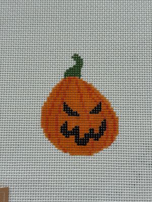 Angry pumpkin face