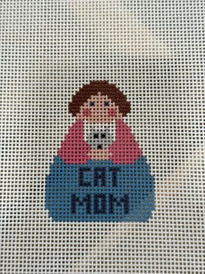 Cat Mom Angel Printed