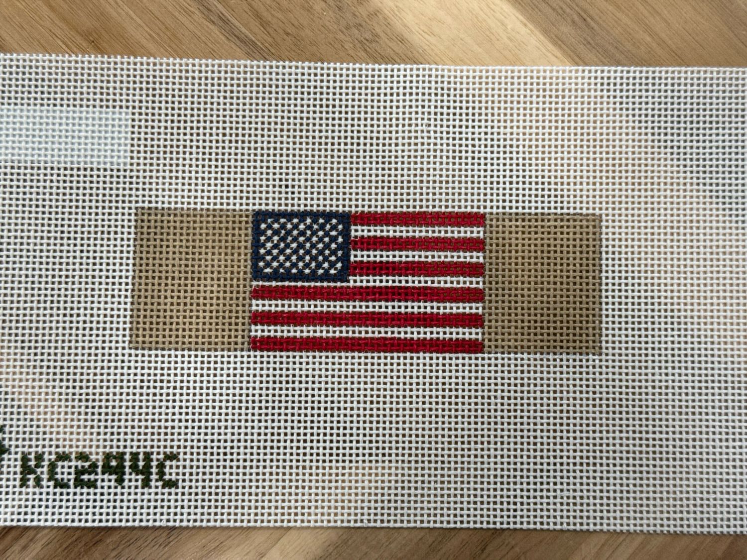 American Flag - Khaki Keychain