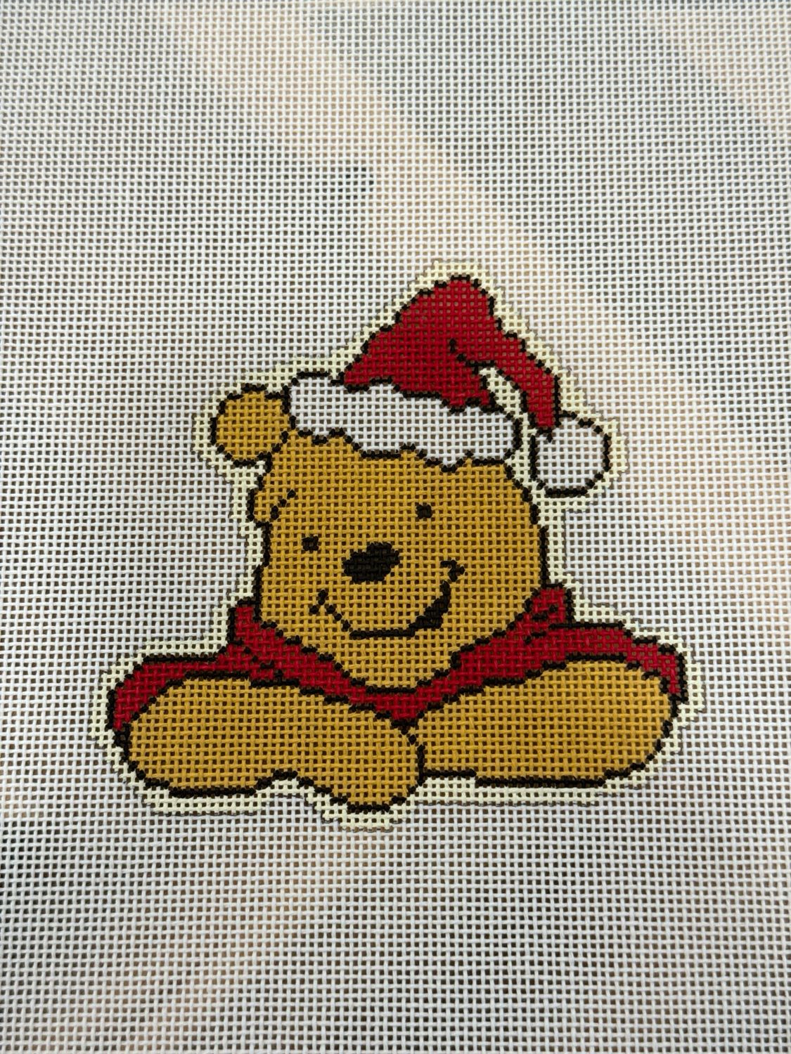 Pooh in Santa Hat