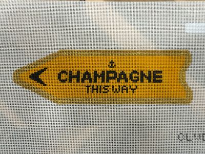 Champagne This Way - Orange