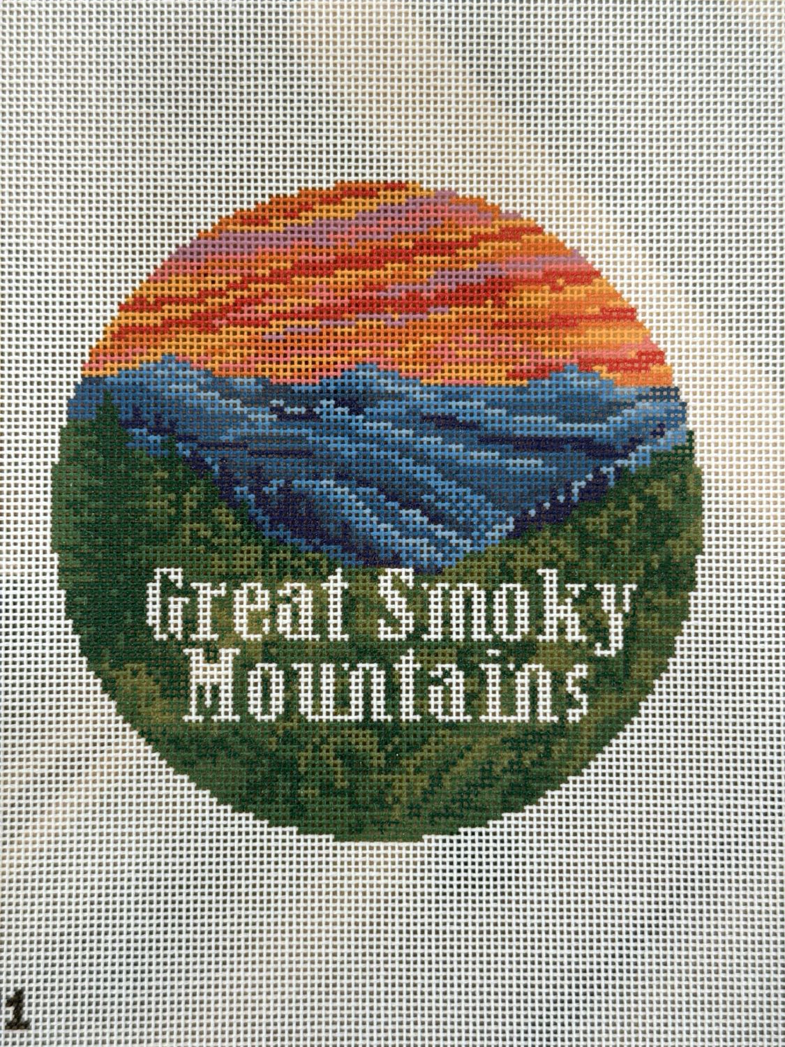 Great Smoky Mountains Ornament Printed