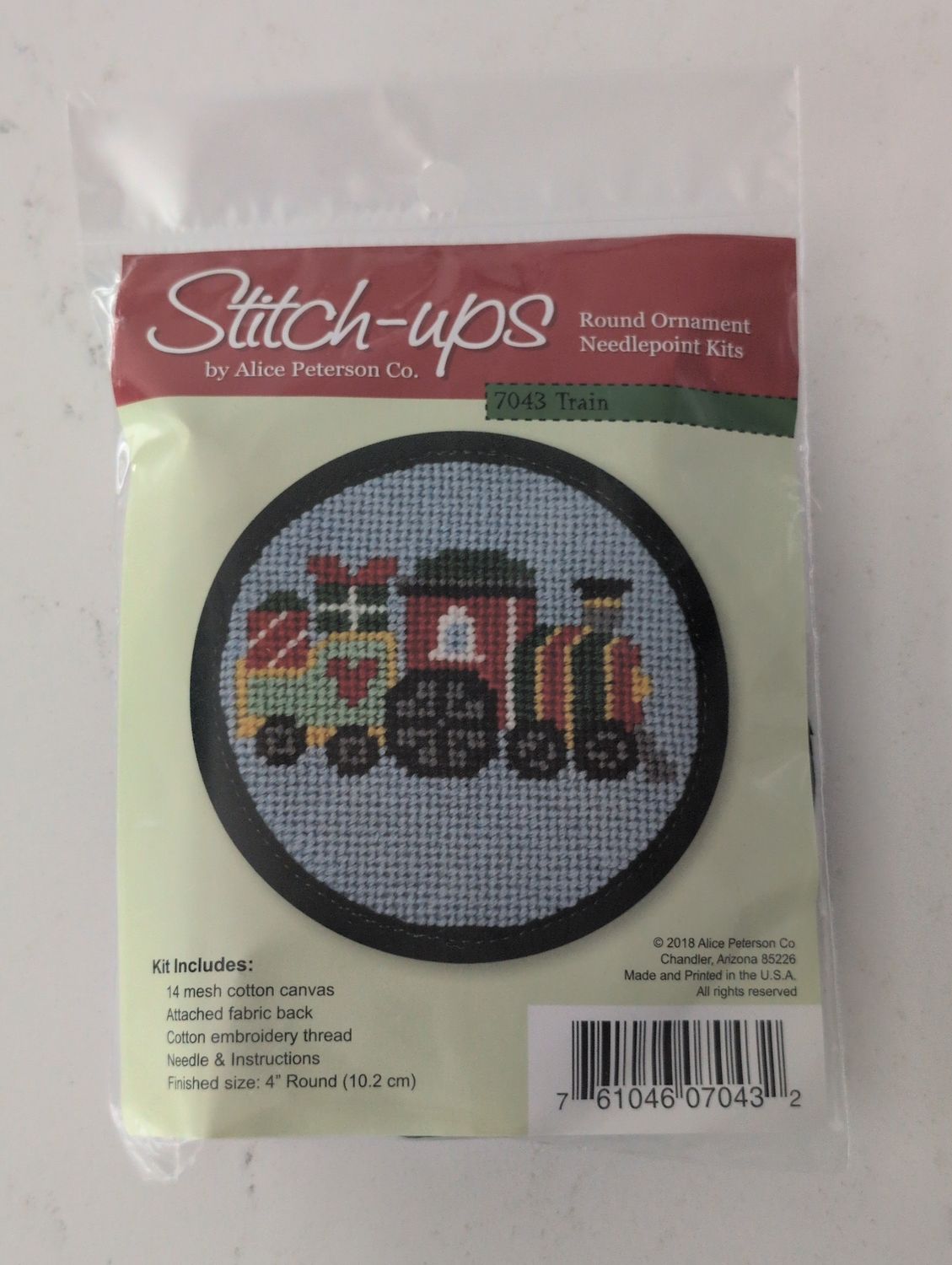 Stitch-Ups Train Ornament